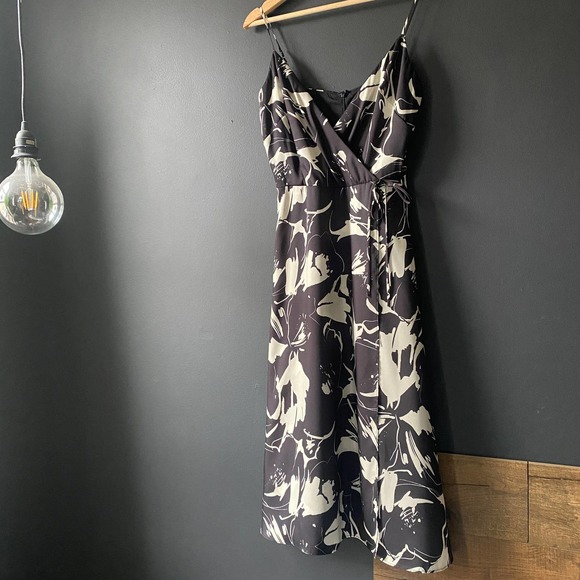 Bailey 44 Black White Andi Midi Dress Sz XS - Picture 12 of 12